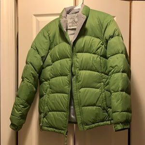 Lime Green Puffer Jacket
